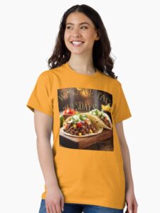 Hiram Productions We Love Taco Tuesdays Boxy T-Shirt