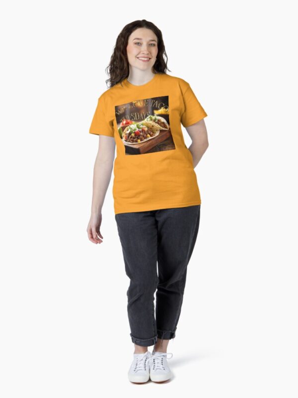 Hiram Productions We Love Taco Tuesdays Boxy T-Shirt - Image 4